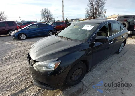 2017 Nissan Sentra S z USA, uszkodzony, nr VIN 3N1AB7AP6HY229953